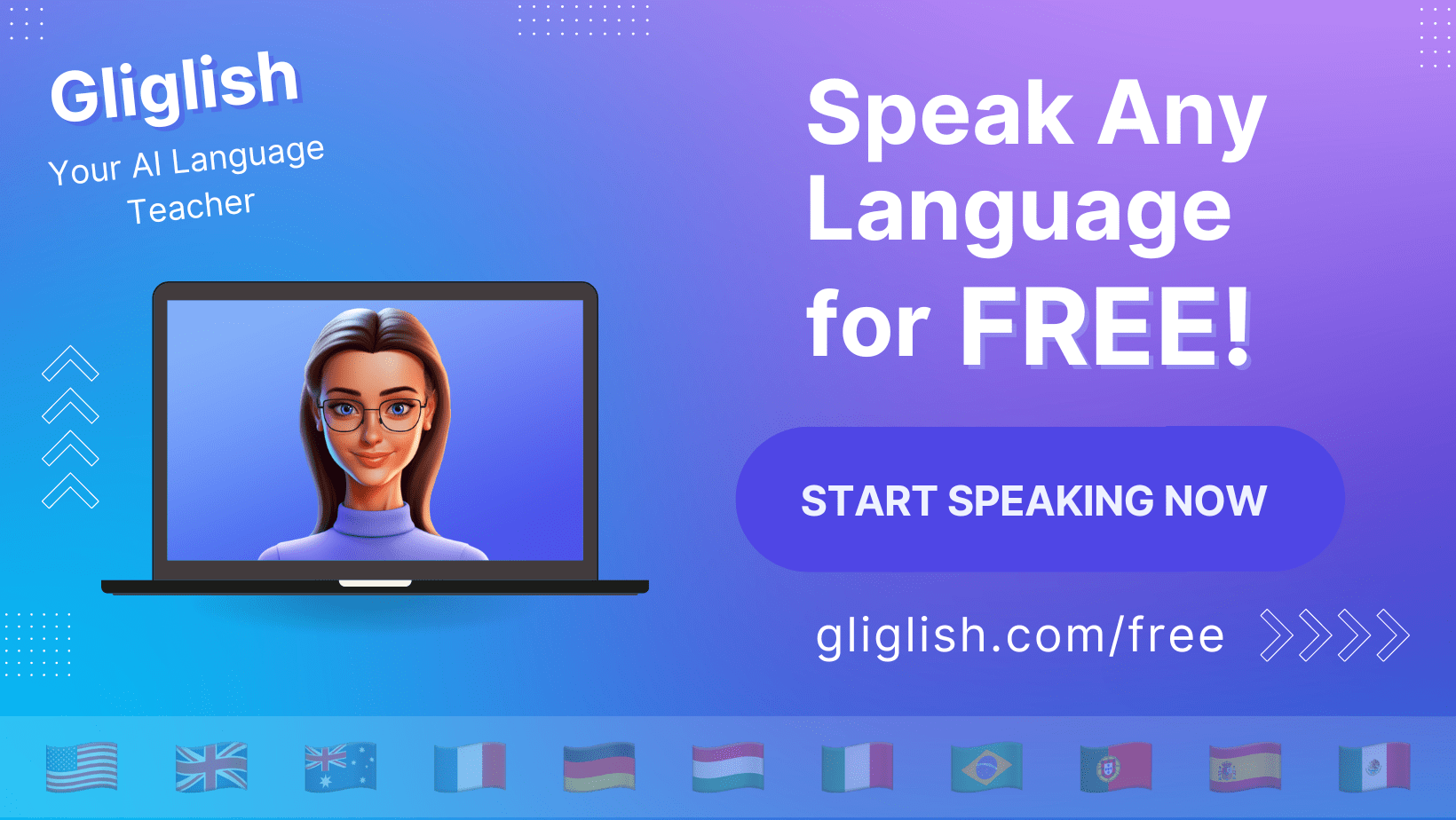 Gliglish ยท learn languages by speaking with an ai teacher