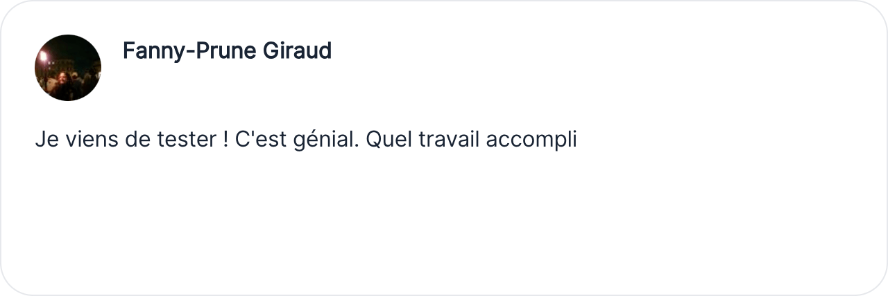 Témoignage